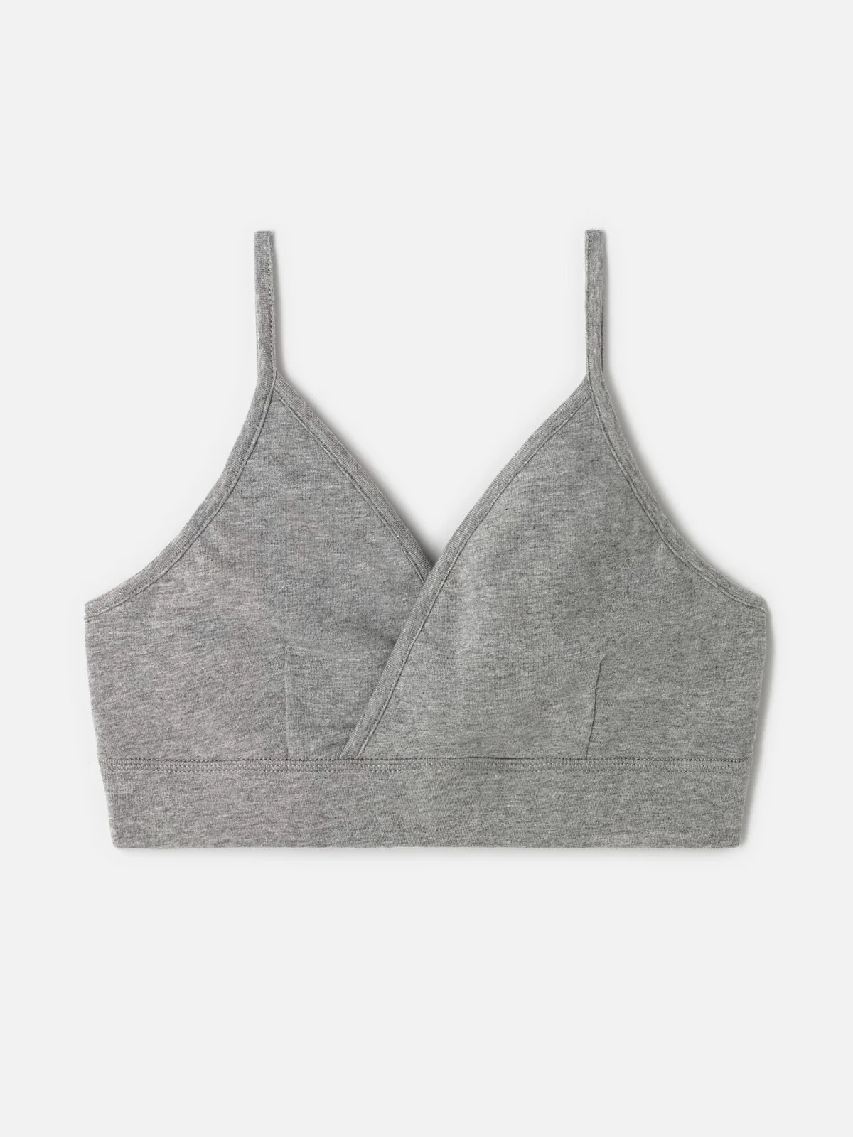 Organic Cotton Jersey Triangle Bralette - Flockneti